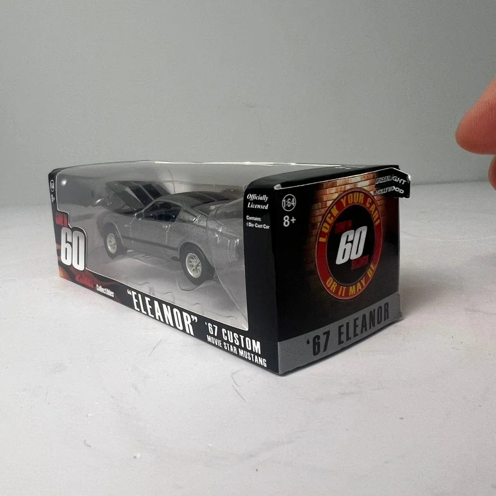 Greenlight Eleanor 67 Custom Mustang Unisex 1:64 Silver Diecast Gone 60 Seconds